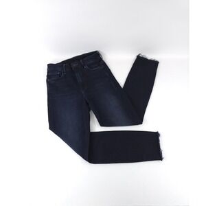 Mother Jeans Womens 24 High Waisted The Looker Wash Skinny Ankle Fray Last Call